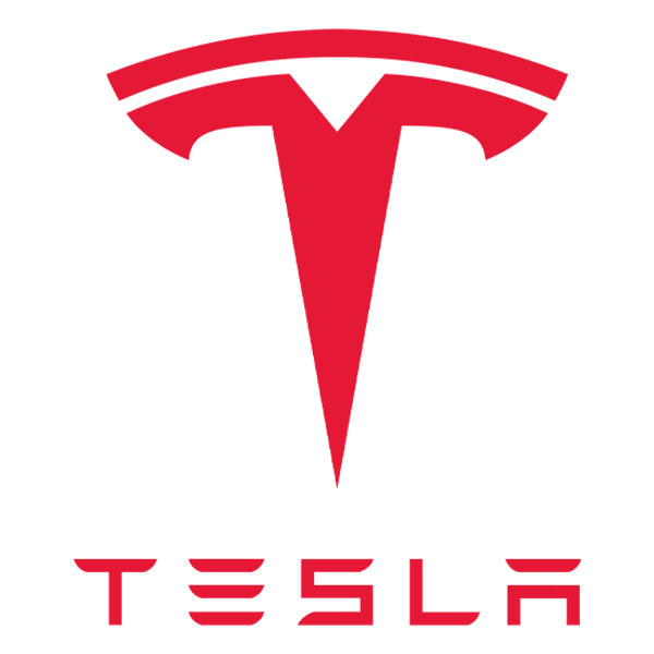 Tesla logo, 55 car acre & auto service