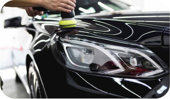 black car detailing