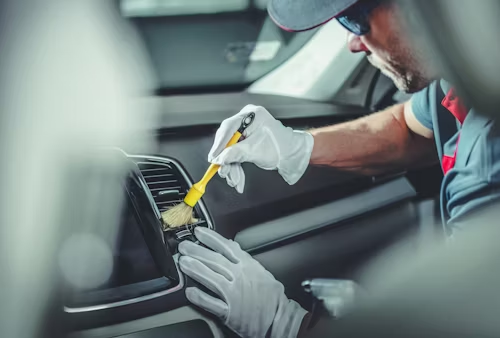 DIY car Interior Cleaning